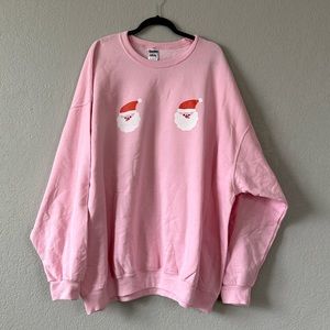 Novelty oversized holiday sweatshirt (4x)